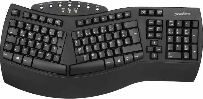 perixx-tastatur ergonomisch und günstig
