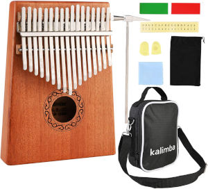 Kalimba 17 Schlüssel, Nabance Daumenklavier Kalimba Professionelles Finger Daumen Piano Karimba Instrument gexchenk
