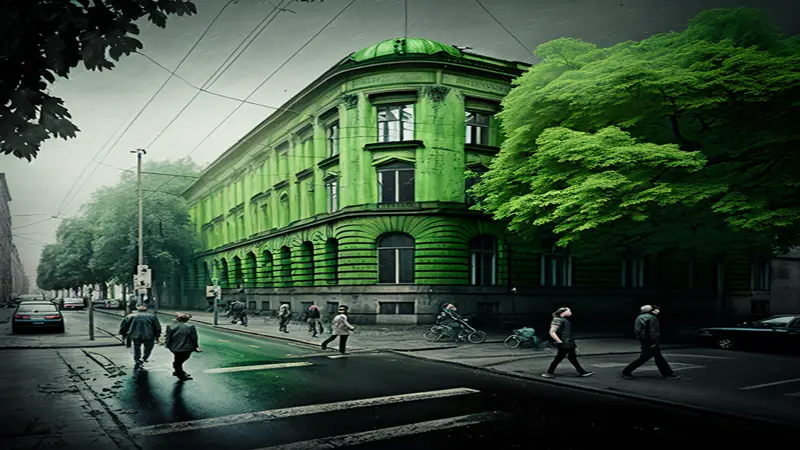 Grünes Berlin stadt ausschnitt